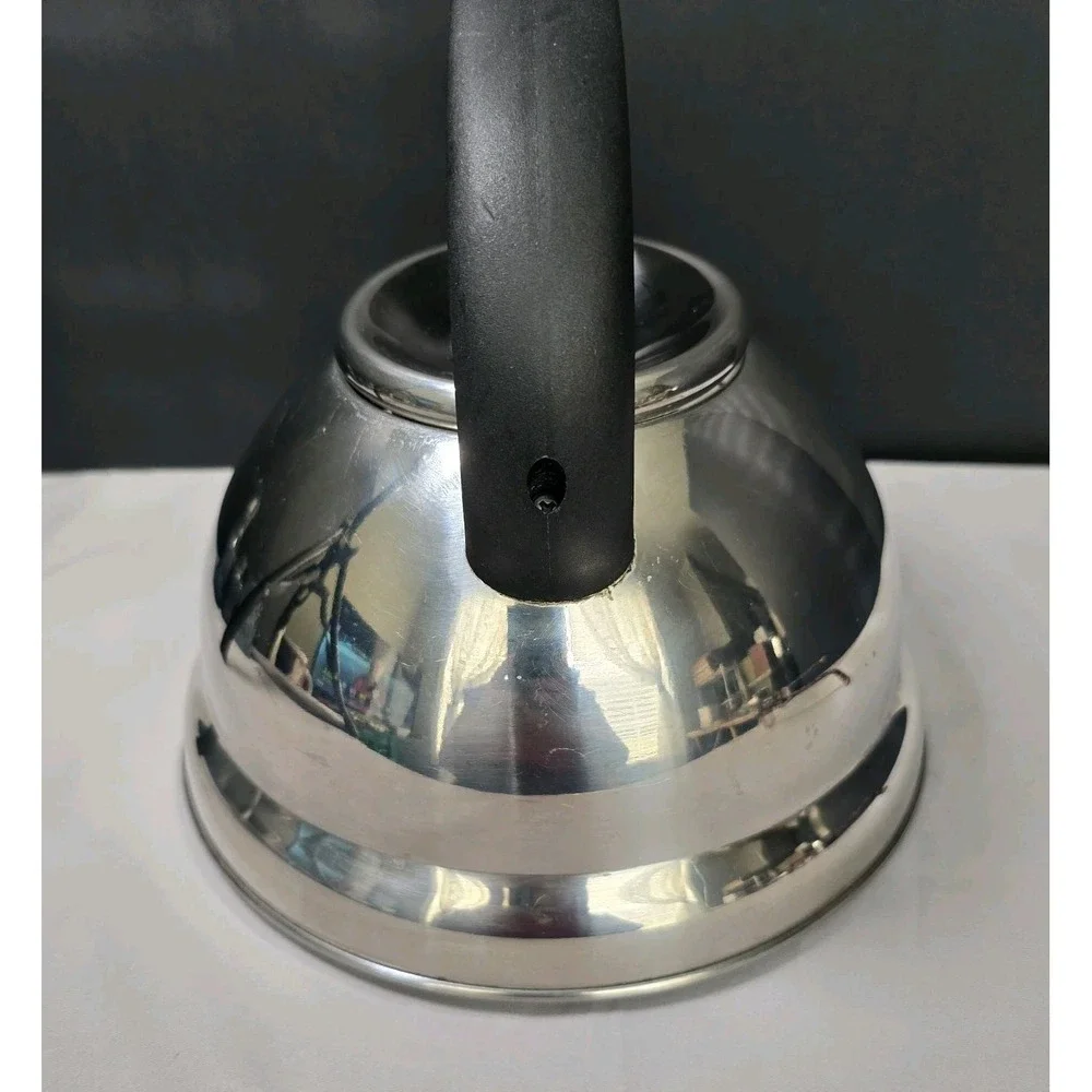 Aramco Alpine Cuisine Tea/Water Whistling Kettle 2.5 L StainlessSteel Encapsulad